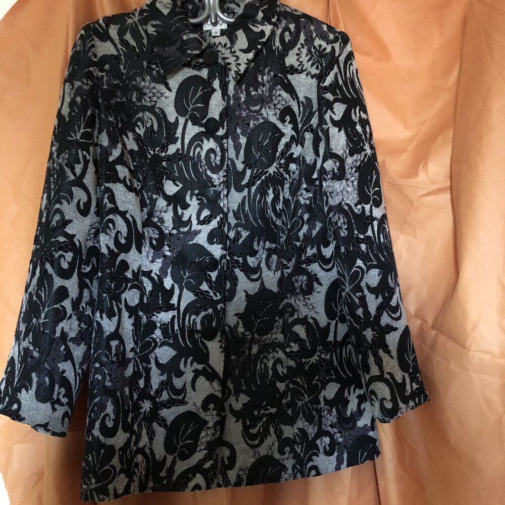Long Three Toned Tapestry Jacket